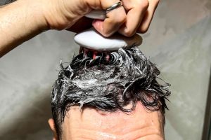 Hair Fall To Fuller Hair With A Scalp Massage Brush For Hair Growth
